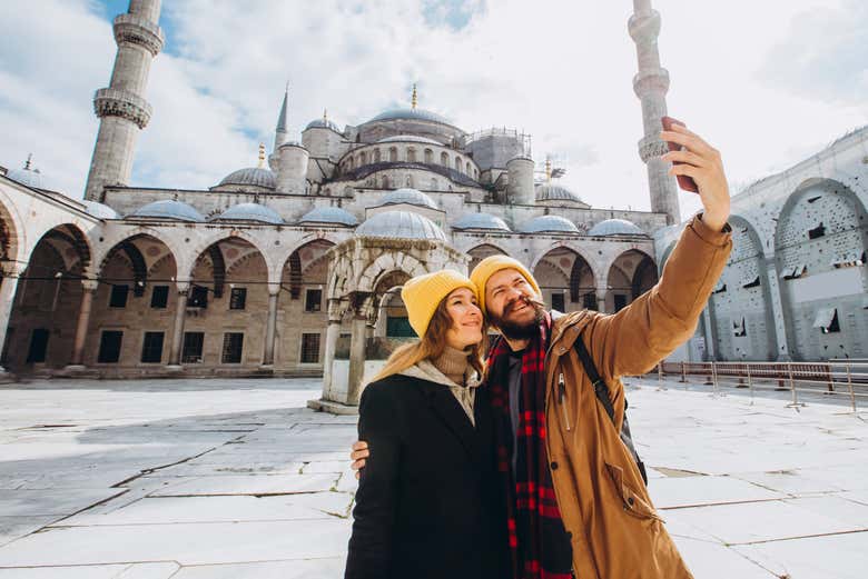Partagez des photos de la Mosquée bleue d'Istanbul