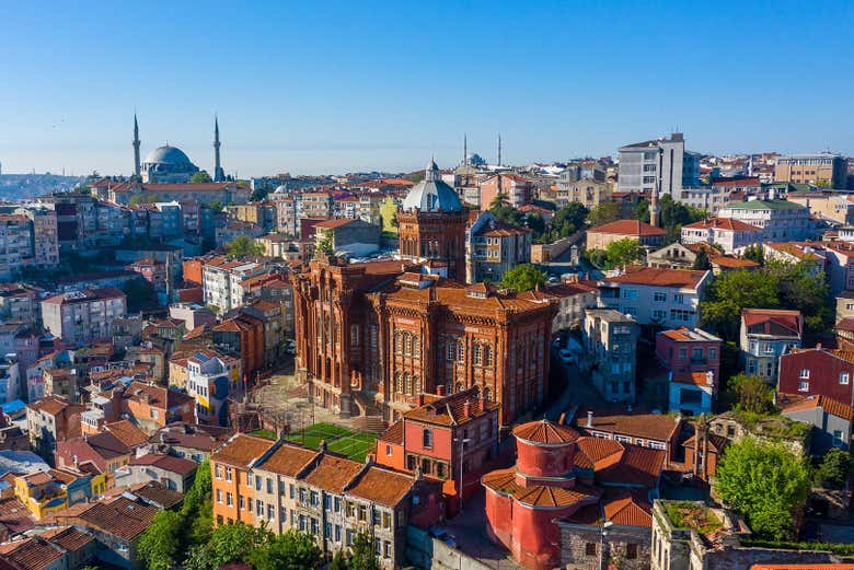 Vue panoramique du quartier de Balat