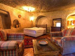 Une maison dans une grotte en Cappadoce